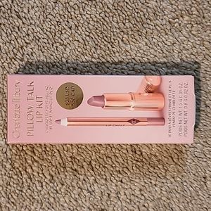 NEW Charlotte Tilbury Mini Pillow Talk Lipstick & Liner Set (Nude Pink)